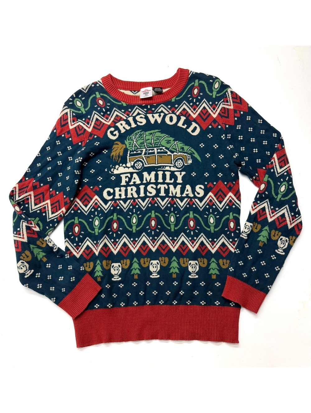 Christmas Vacation Griswold Family Sweater Holiday Pullover Men’s Medium